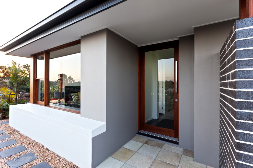 Home design - transitional home design idea in Miami