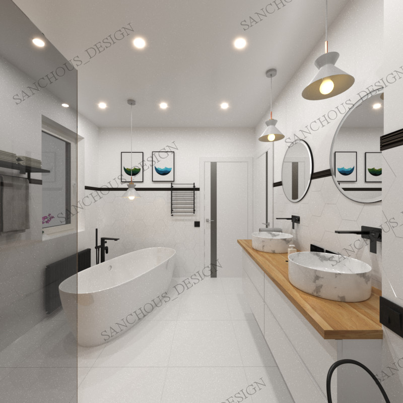 Дизайн совмещённого санузла