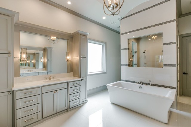 Lawnhaven modern-badezimmer