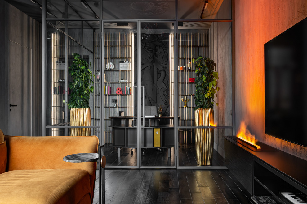 Черный интерьер 66 м.кв.