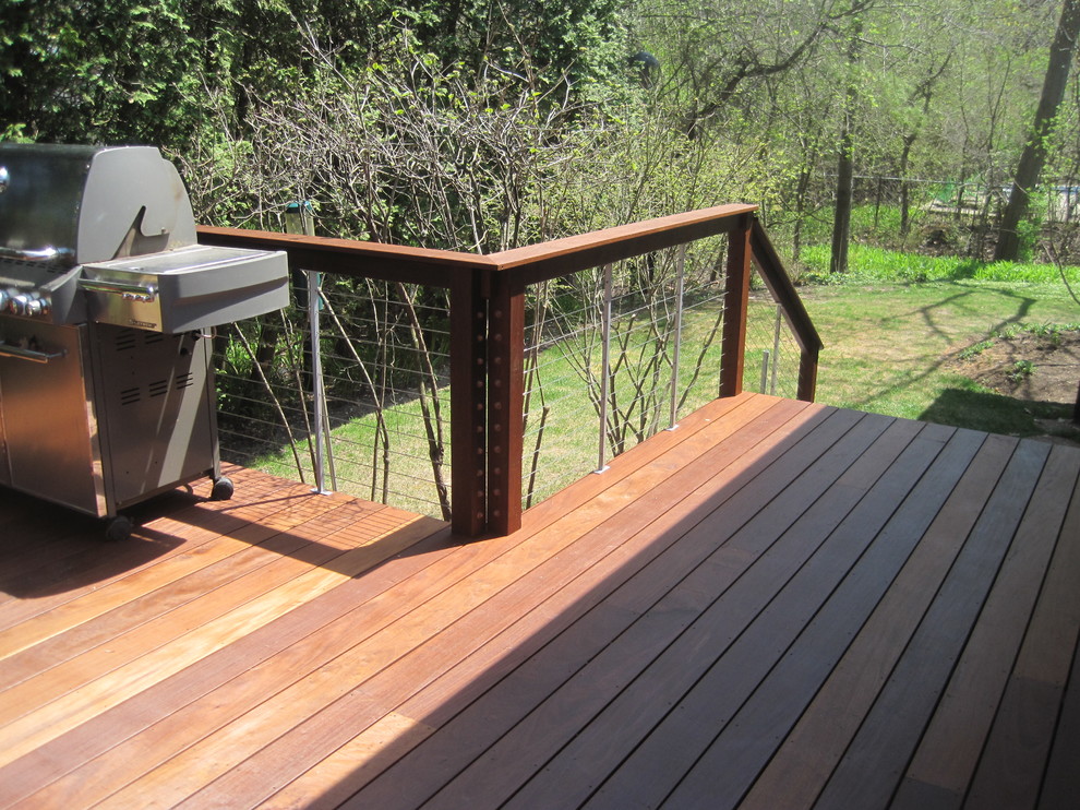 Deck - large transitional deck idea in Chicago