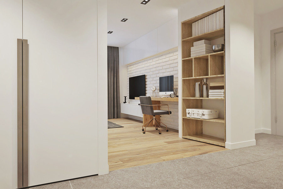 дизайн-проект интерьера квартиры по ул. Некрасовская в г. Владивостоке.