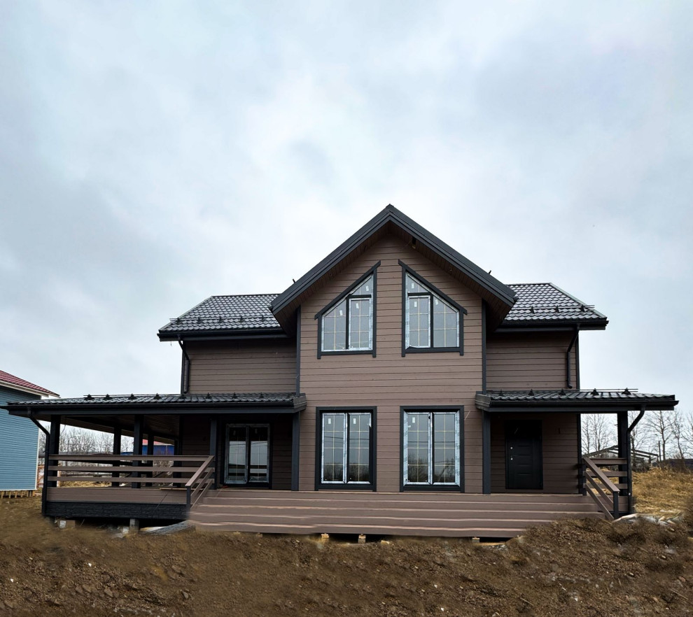 Строительство дома по Каркасной технологии в поселке Низино Ленинградской област