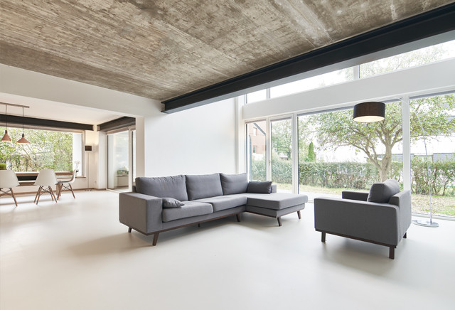Umbau Elternhaus zum Drei-Generationen Haus industrielt-dagligstue