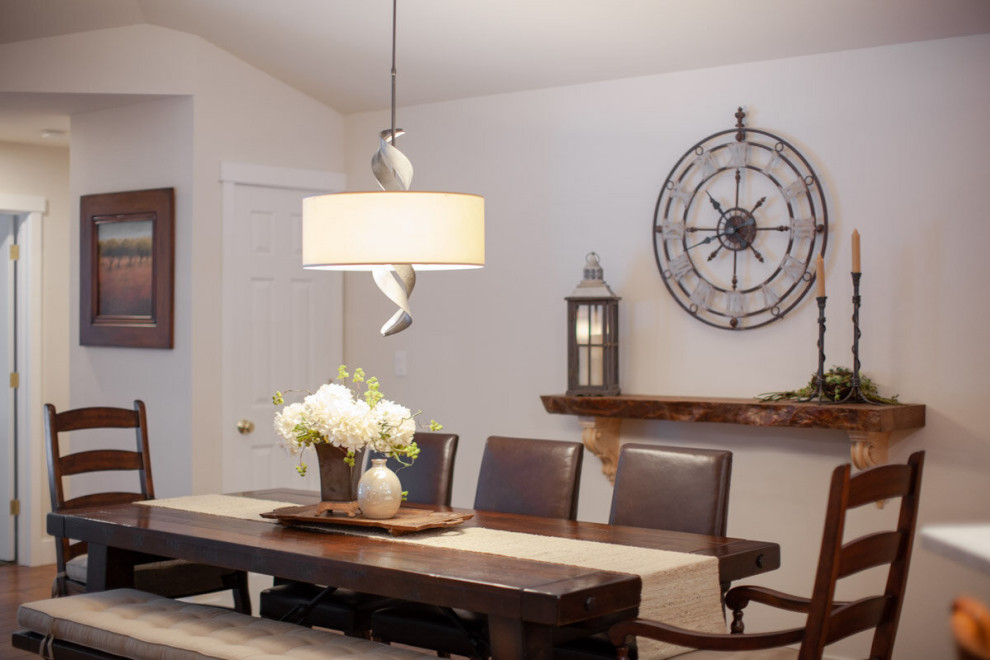 Dining room - transitional dining room idea in Seattle