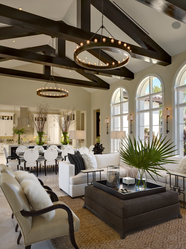 Home design - transitional home design idea in Miami