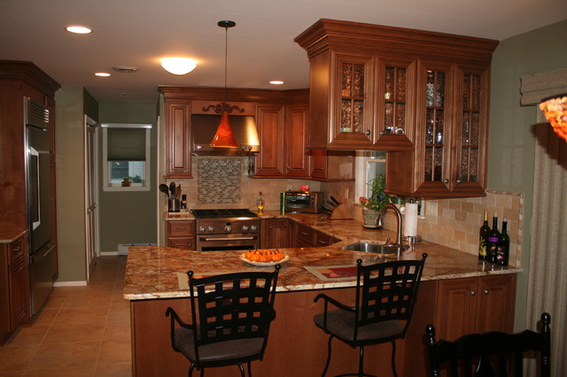 Center Hall Colonial - Traditional - Kitchen - New York - by Royal ...