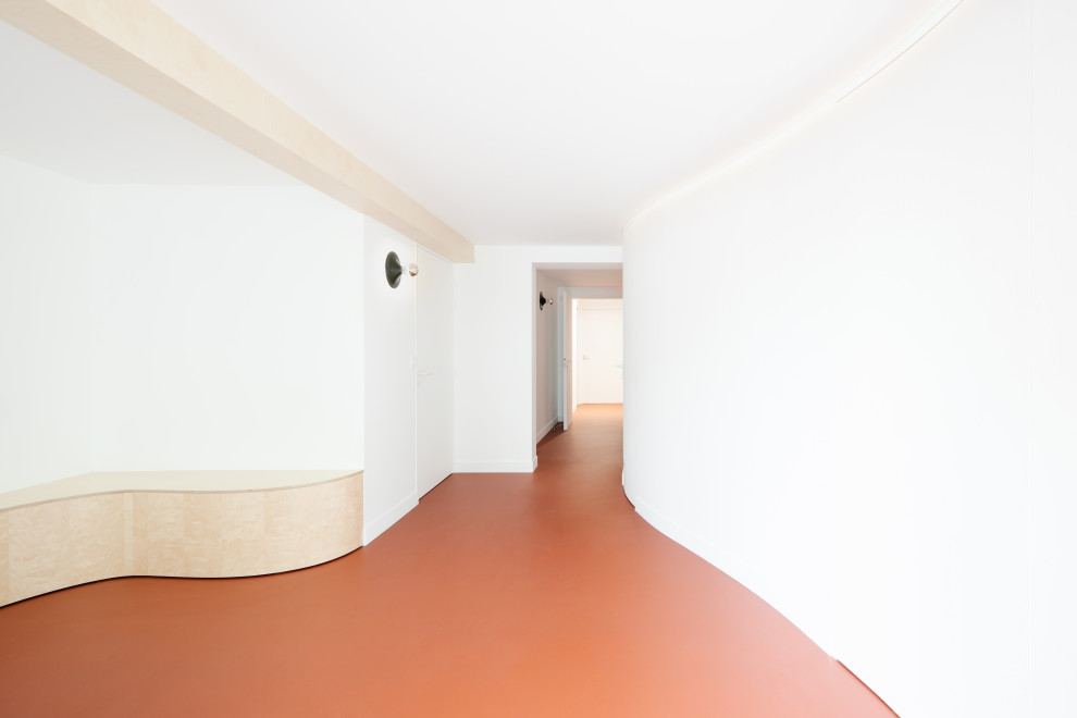 Стильный дизайн: большой коридор в современном стиле - последний тренд