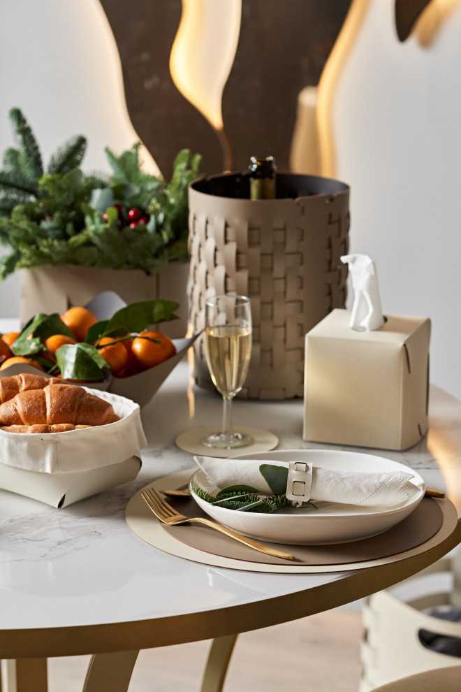 Eleganzia: Exquisite Italian Leather Dining Table Accessories - Uniting ...