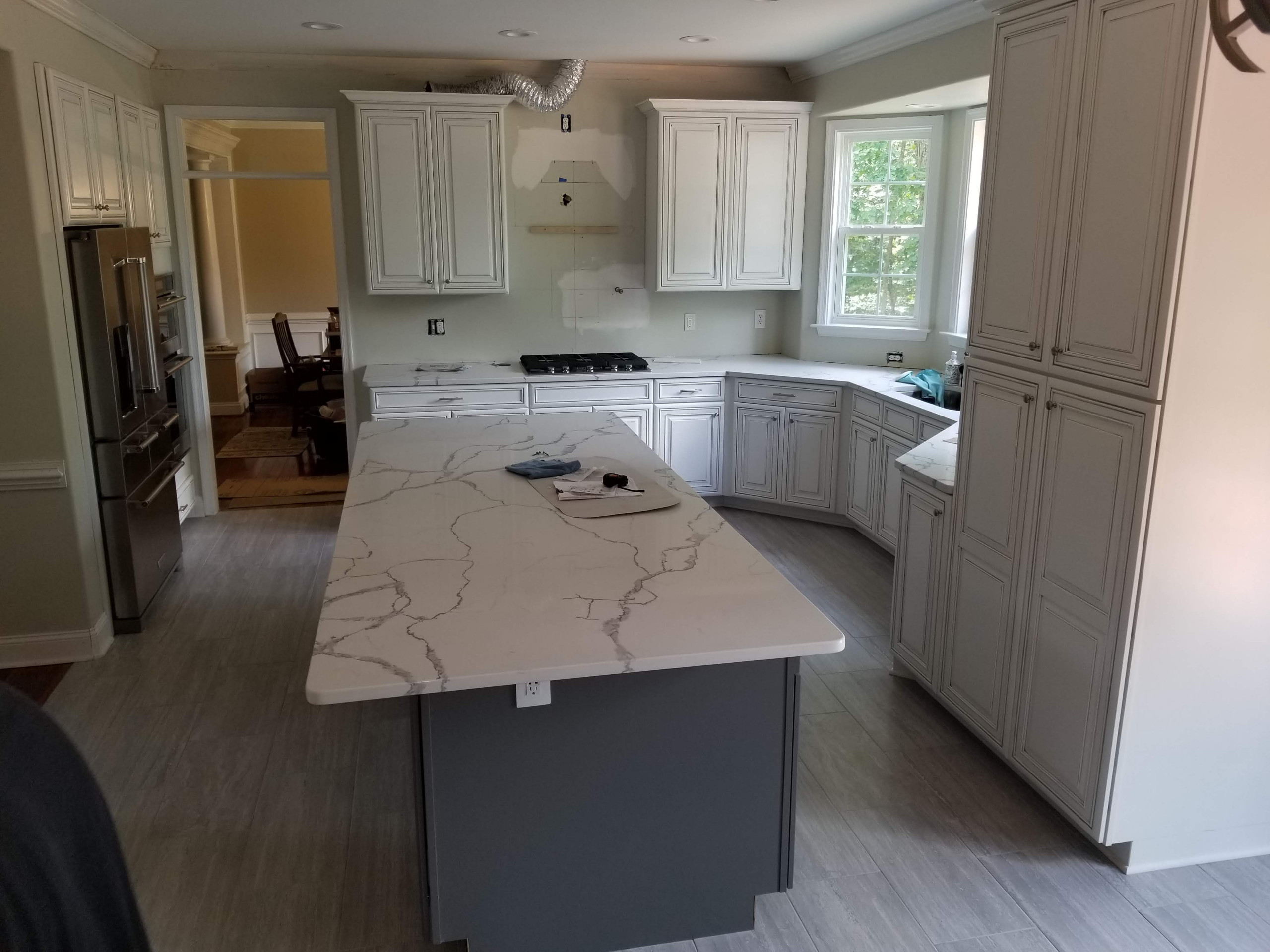 Linen Glazed Kitchen Remodel