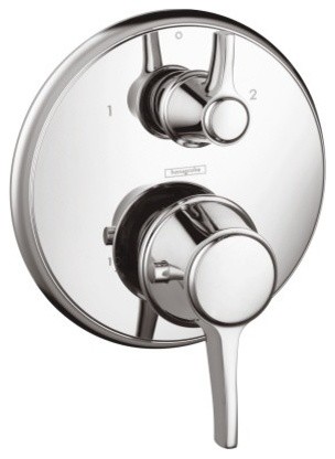 Hansgrohe 15753001 Chrome Therm. Trim With Volume and Diverter
