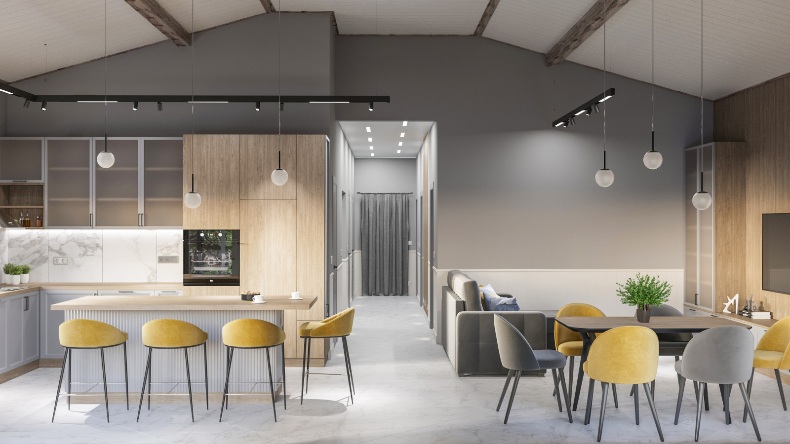 Дом с верандой