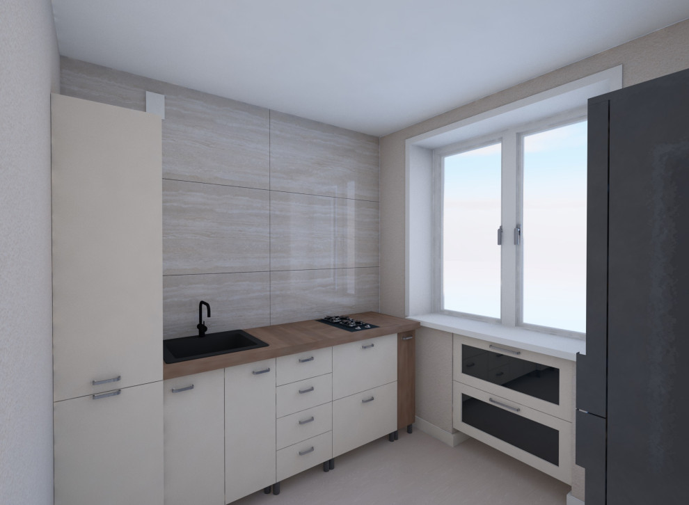 Кухня - подбор керамогранита на фартук