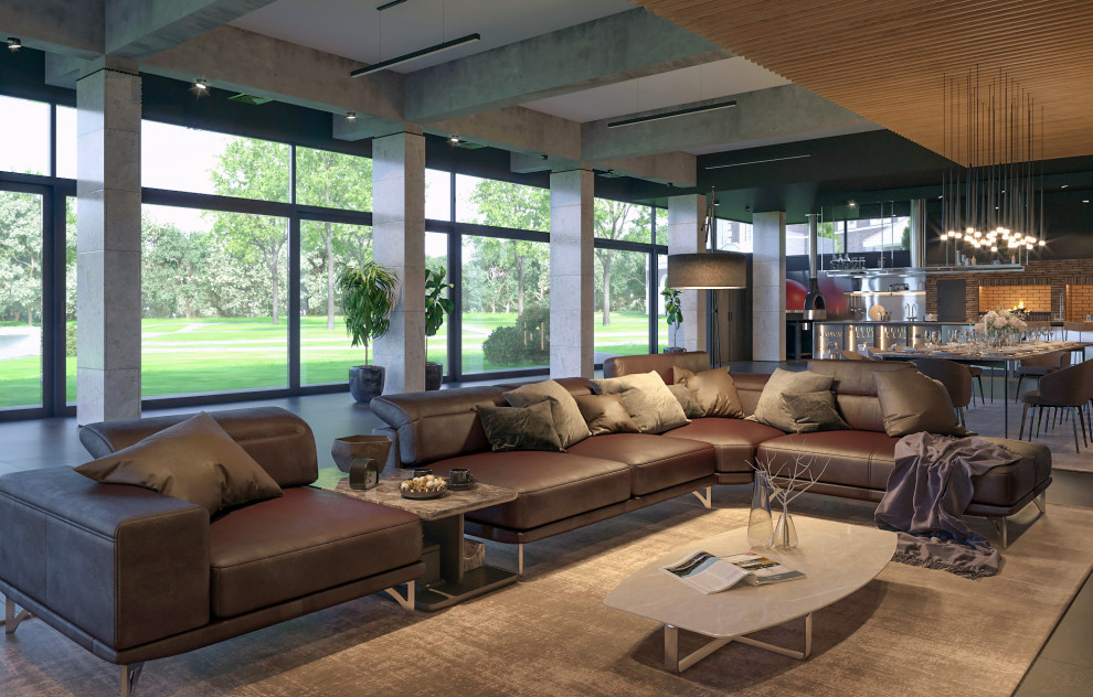 Интерьер павильона летней кухни