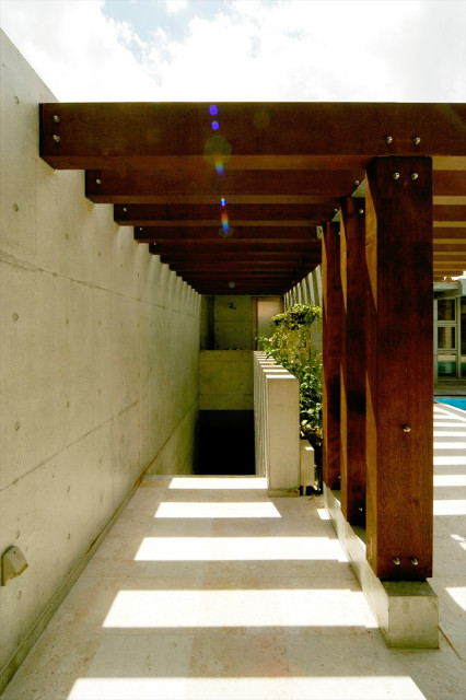 城下町の家 asiatico-patio
