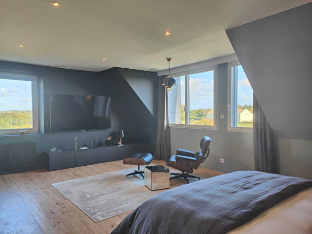 Combles modern-schlafzimmer