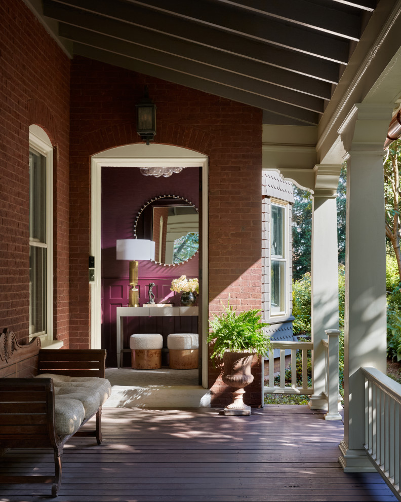 Transitional porch photo in Philadelphia