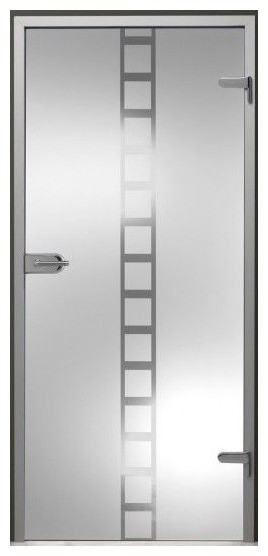 Interior Hinged Glass Door Handles Lock Set Contemporary