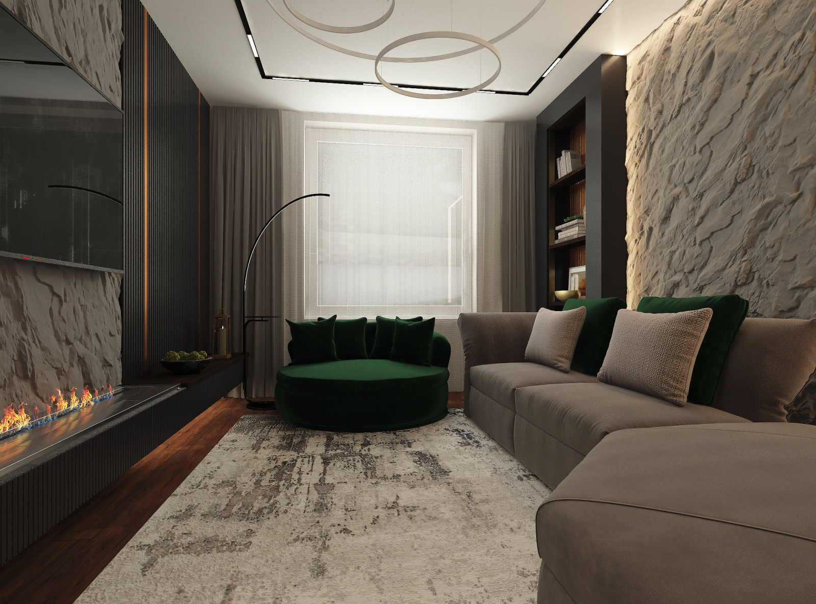 3-х комнатная квартира в современном стиле