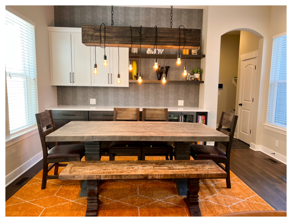 Transitional kitchen photo in Denver