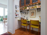 Transitional Home Office by Newtown Builders Inc.
