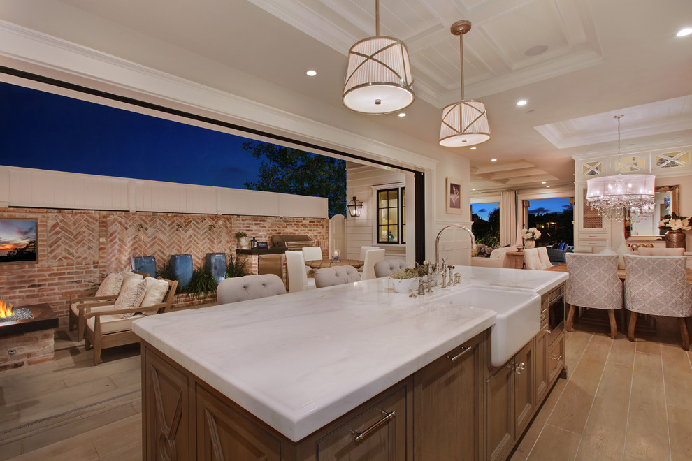 Design ideas for a traditional home design in Orange County.