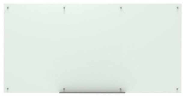 Glass Memo Board Magnetic Heat Resistant Toughened Glass 30x80cm white 