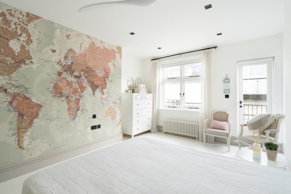 Danish bedroom photo in London
