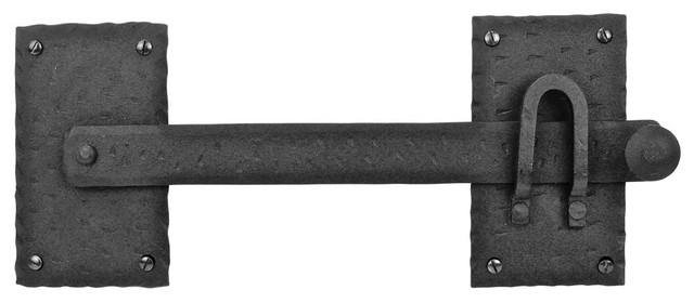 Fence Gate Latch Lock Black Wrought Iron Gate Latch 12 Inch