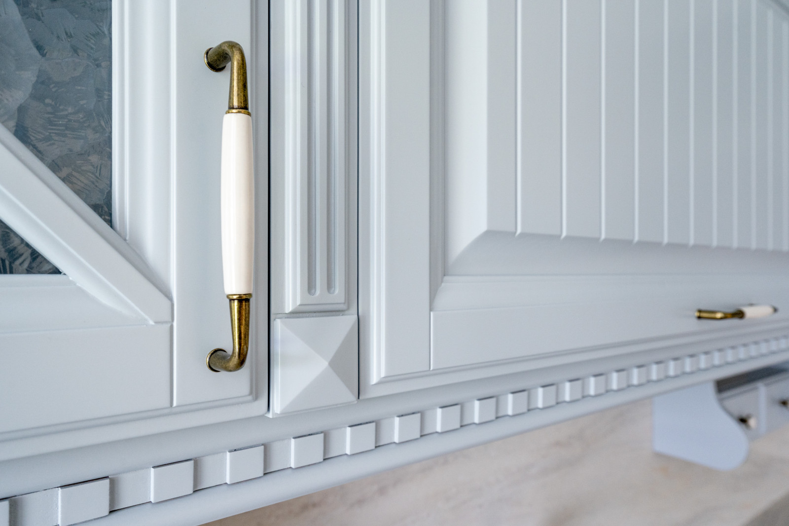 Кухня Прованс из массива бука