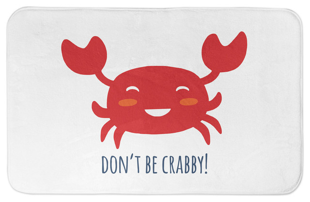 Don't Be Crabby 24x17 Bath Mat