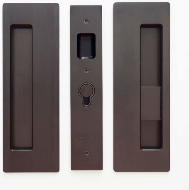 Cavilock Cl400b Privacy Magnetic Pocket Door Lock Cl400b0226