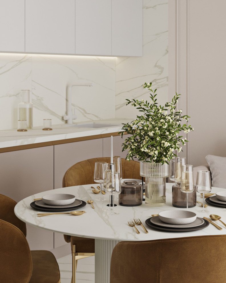 Дизайн-проект кухни-гостиной