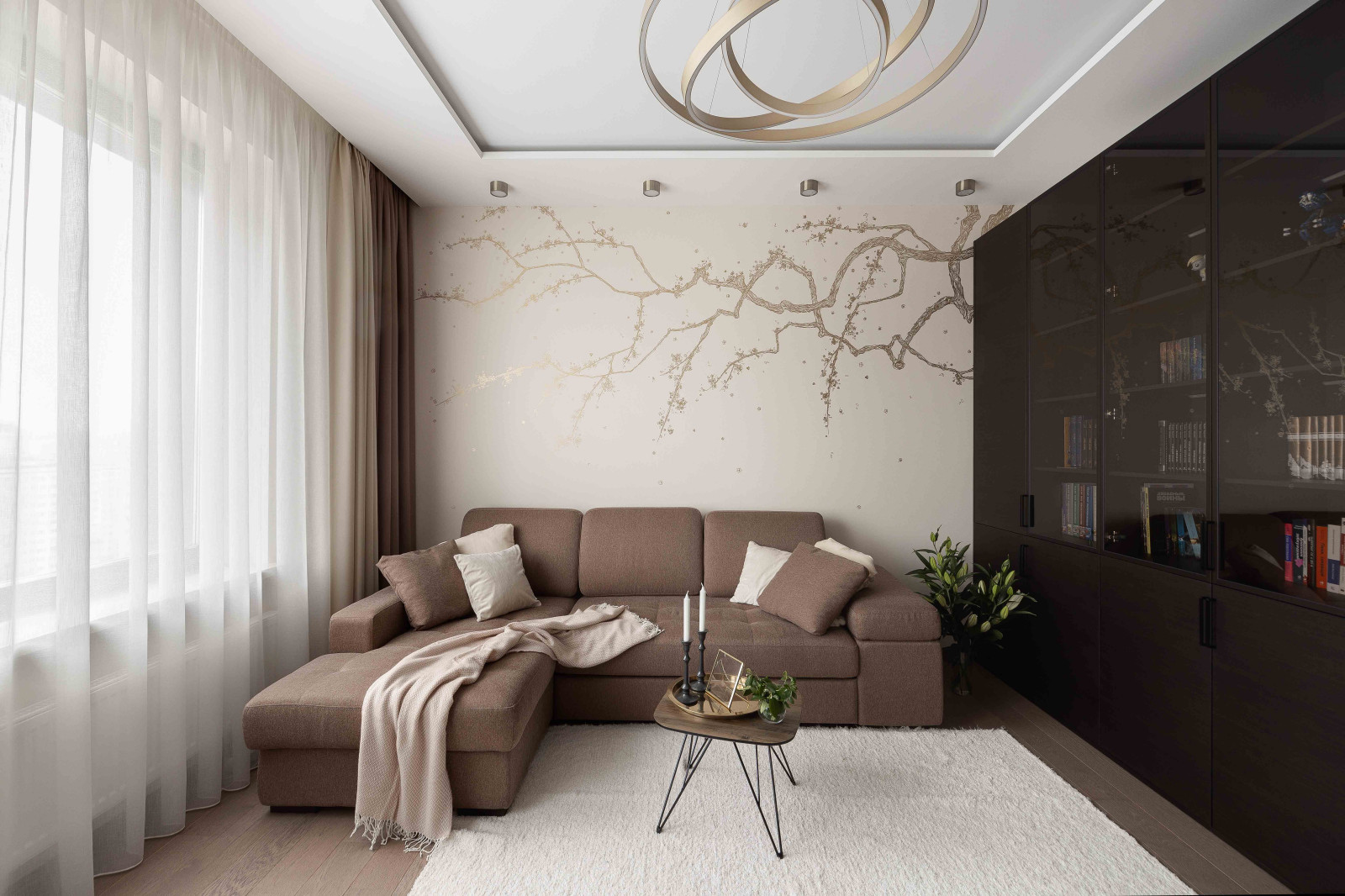 Дизайн и ремонт квартиры на улице Эльдара Рязанова — Девичья квартира