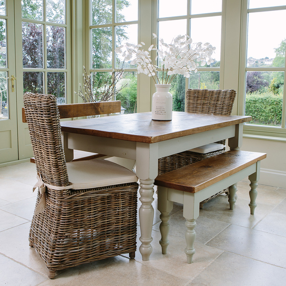 This is an example of a country dining room.
