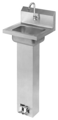 Elkay Chsp1716sacc Pedestal Mount Hand Washing Sink Fixture Stainless Steel