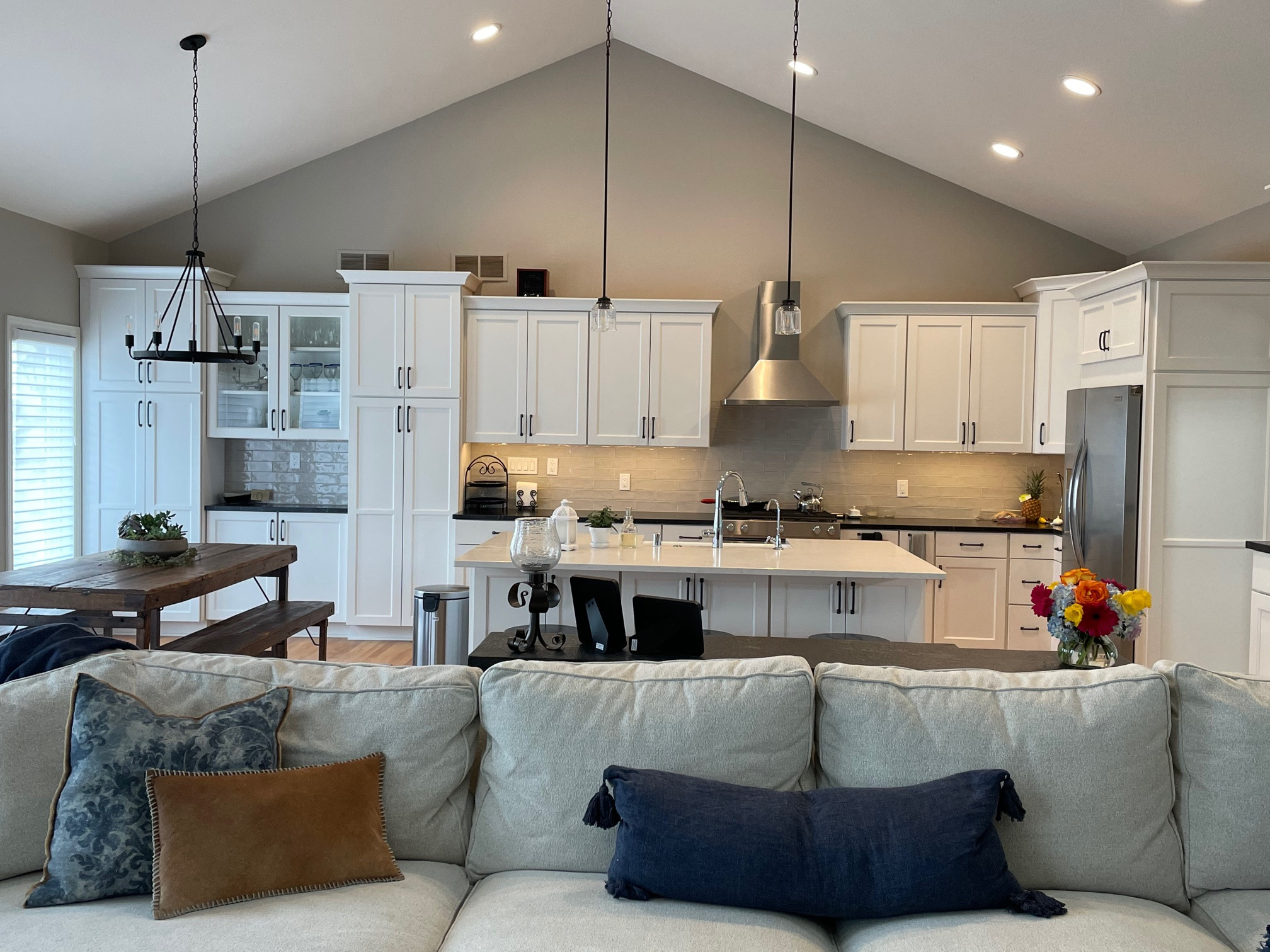 Pewaukee Kitchen and Living Room Remodel