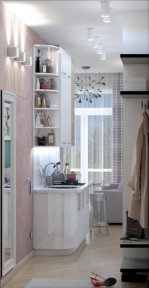 Квартира-студия площадью 21 кв м