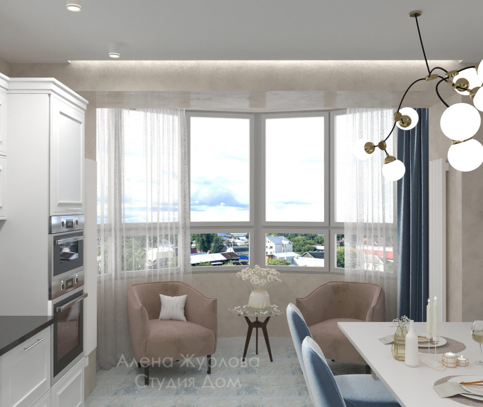 Гостиная с акцентом