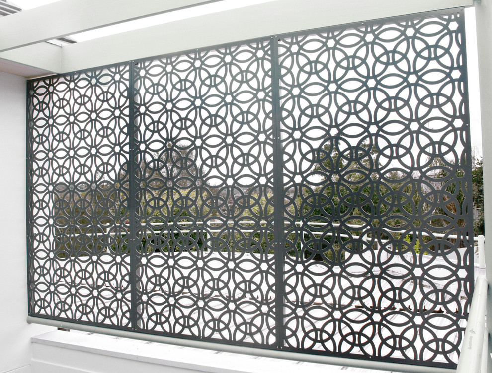 Aluminium Laser Cut Screens - Melbourne - by Pierre Le Roux Design
