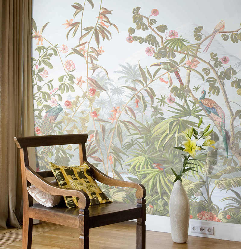 Фрески, пано, фотообои в интерьере!