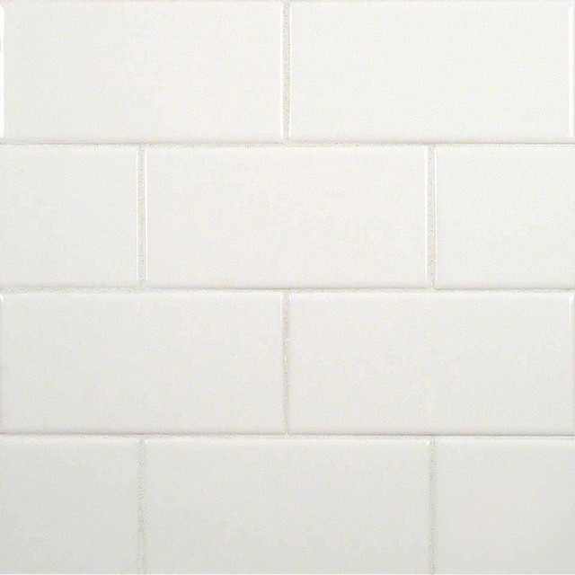 3x6 White Subway Bullnose Ceramic Contemporary Wall And Sample Of White Subway Bullnose Ceramic