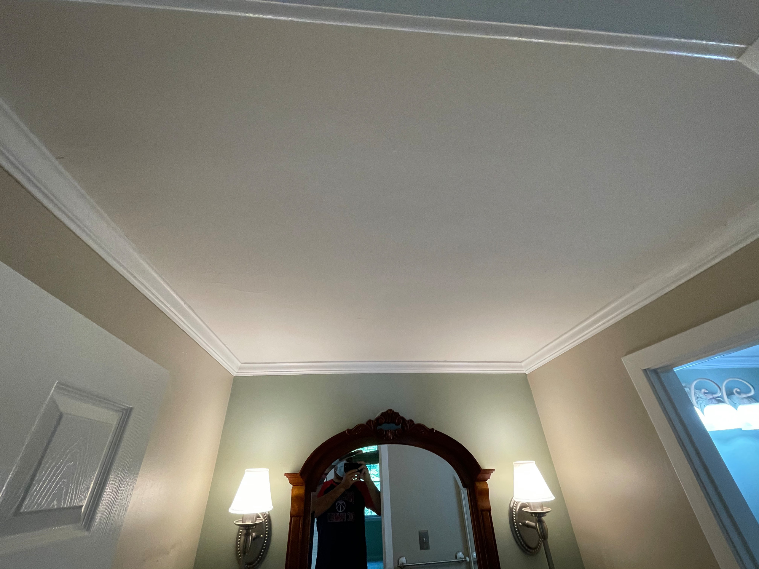 Popcorn ceiling removal and paint