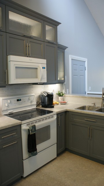 Painted Kitchen transitional-kitchen