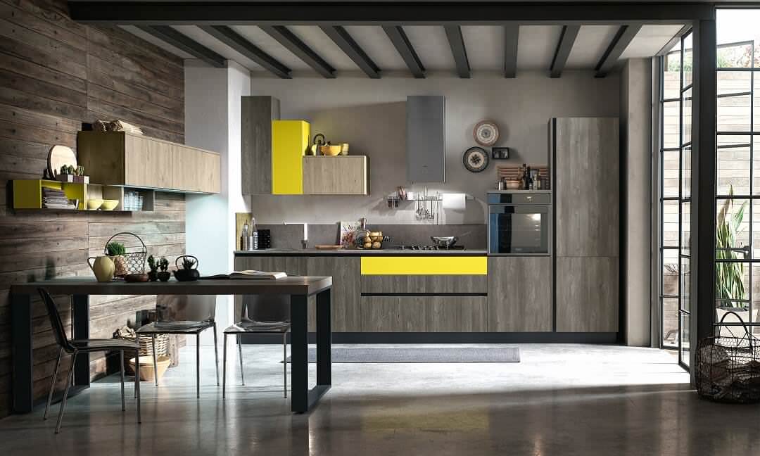 Кухни с фасадами Cleaf