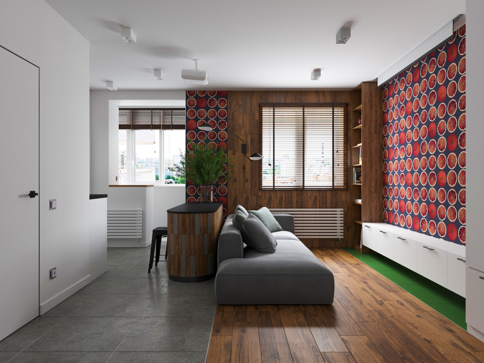 Квартира-студия. Кухня-гостиная