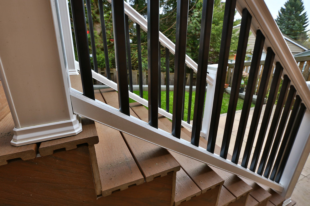 Inspiration for a rustic deck remodel in Seattle