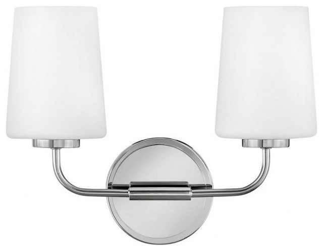 2 Light Bathroom Light Fixture-Chrome Finish - Bathroom -Vanity ...