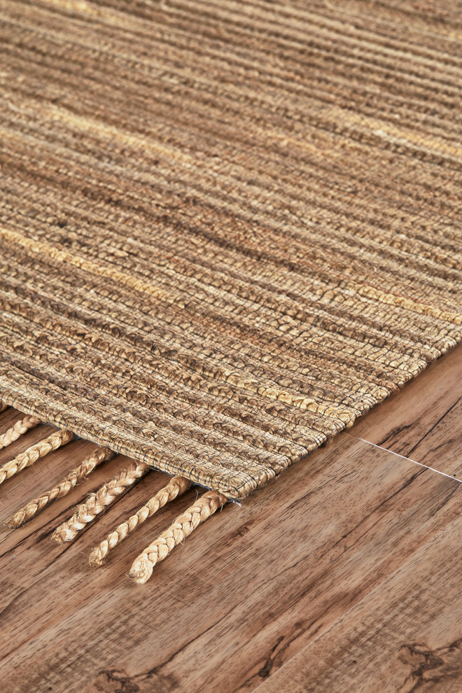 Weave & Wander Crestwood Hand Woven Natural Area Rug, 5'x8' Beach