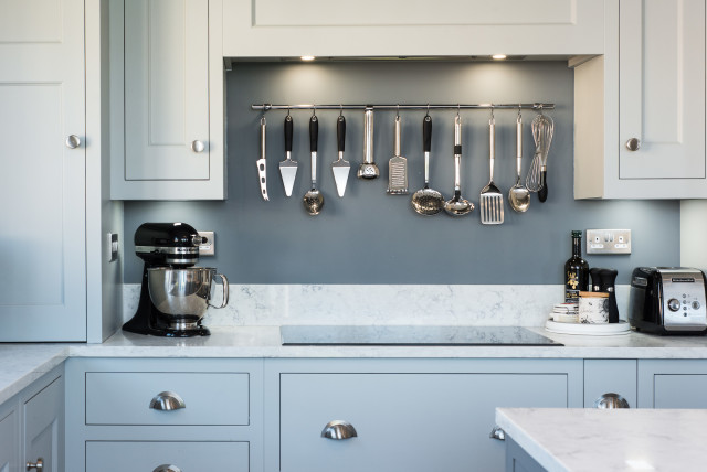 Timeless classic apartment makeover traditional-kitchen
